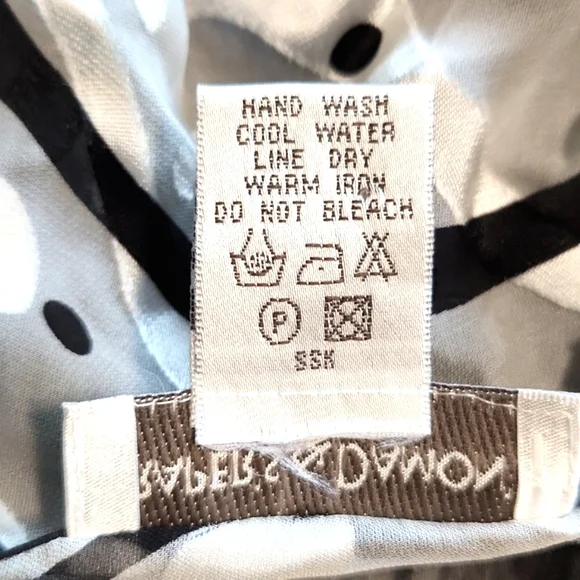 Sheer Black and White Polka Dot Kimono Cardigan - Picture 10 of 12